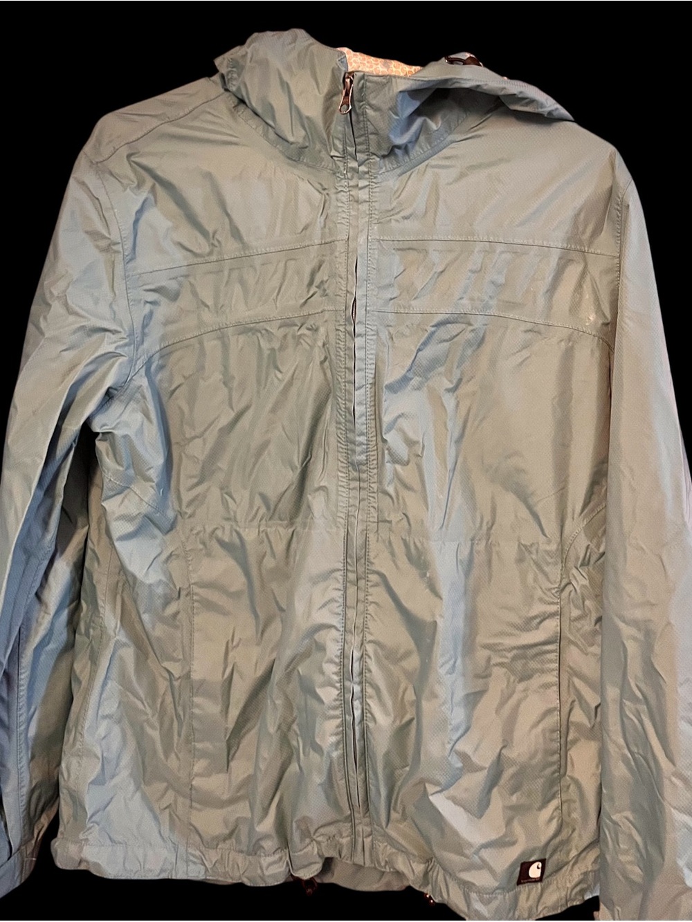 Carhartt Women's Light Gray Hooded Utility Jacket